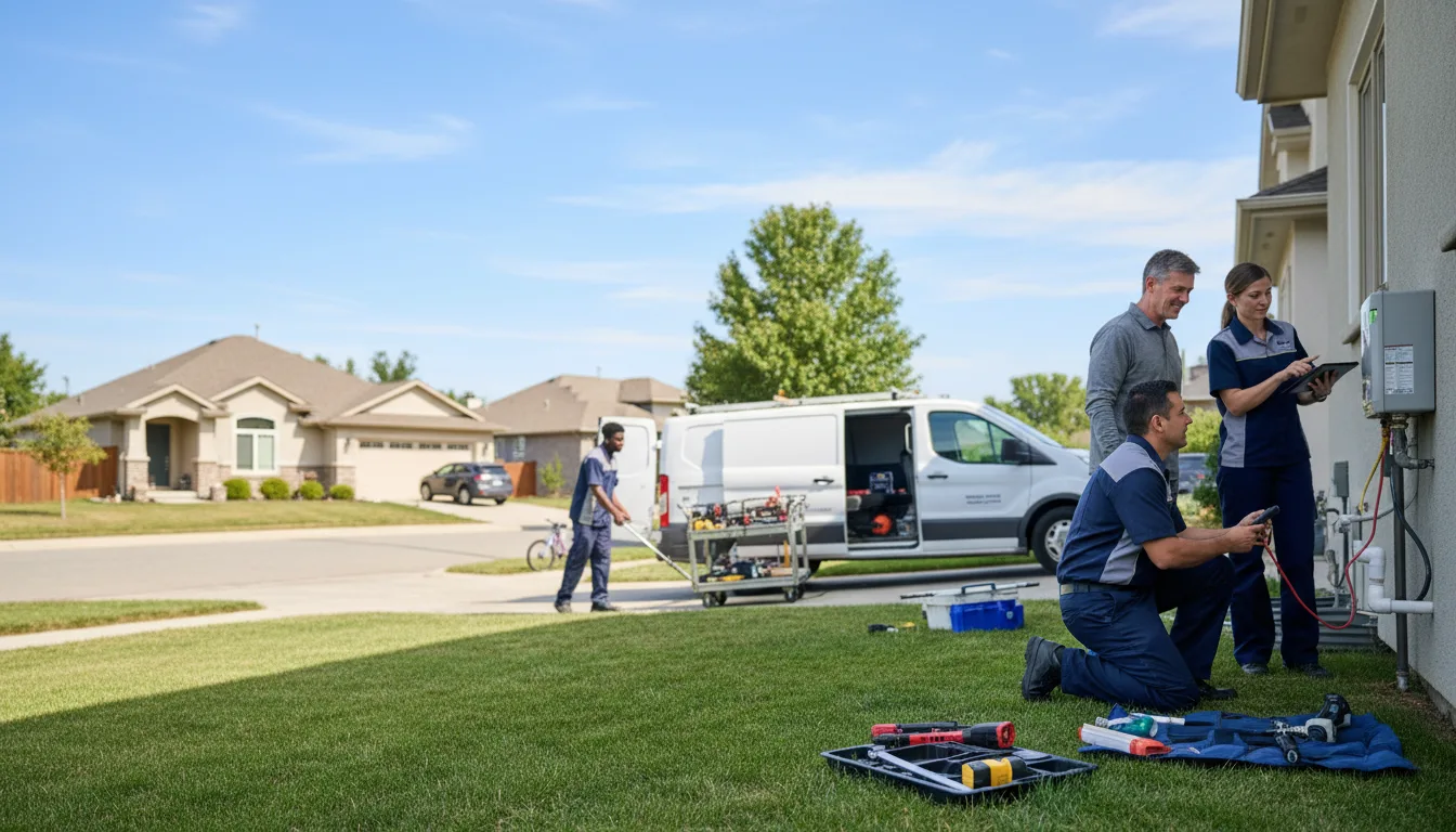 Tankless water heater service in Blue Springs, MO